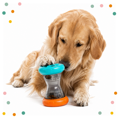 Treat Dispenser “Ramona” - Slow Feeder - Interactive Dog Puzzle🍗